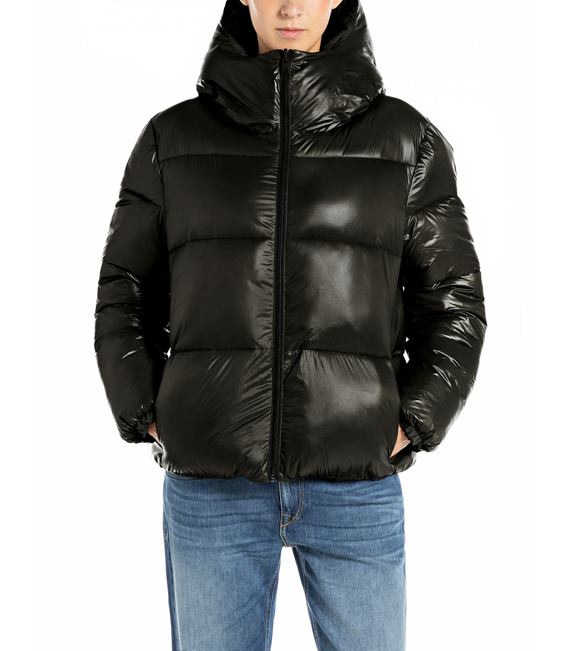 リバーシブル エコダウンジャケット 詳細画像 ブラック 1